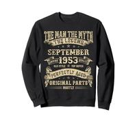 72nd Birthday Gifts For Men Mythology Of September 1953 Sweatshirt