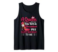 72nd Birthday High Heel A Queen was Born in December 1953 Tank Top