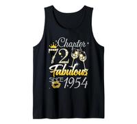 72nd Birthday Queen Chapter 72 Fabulous Since 1954 Women Tank Top