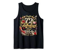 72nd Birthday Queen Chapter 72 Fabulous Since 1954 Women Tank Top