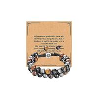 72ore Breast Cancer Bracelets Breast Cancer Gifts for Woman Breast Cancer Awareness Bracelet Ribbon Charm Bracelet Beaded Bracelets Inspirational Gifts, adjustable, Stone, stone