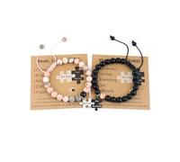 72ore - Couple Bracelets His and Hers Matching Bracelets for Couples Healing Crystal Beaded Bracelets Bf Gf Bracelets Relationship Bracelets for Women Men, Ajustable, Zinc, No gemstones.