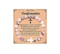 72ore Cross Bracelet Easter Gifts Easter Basket Stuffers for Women Jesus Bracelets Baptism Christian First Confirmation Communion Religious Gifts for Women Jewellery Gifts