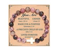 72ore Cross Bracelet Easter Gifts Easter Basket Stuffers for Women Jesus Bracelets Baptism Christian First Confirmation Communion Religious Gifts for Women Jewellery Gifts