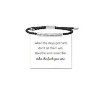 72ore Dont Let The Hard Days Win Bracelet Remember Who The F You Are Bracelet God Is In Control Bracelets Let Them Bracelets Just Breathe Jewelry Gifts, Alloy, no gemstone