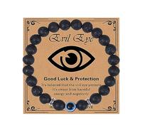 72ore Evil Eye Bracelets - Beaded Bracelets for Women, Good Luck Protection with Red String and Evil Eye Charm, Adjustable, Alloy, no gemstone