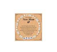 72ore Grandma, Mama, Daughter, Sister, Aunt Bracelet Gift Mother's Day Birthday Graduation Christmas Gift First Communion Gifts Baptism Confirmation Gifts for Women Trendy 2025, resin, no gemstone