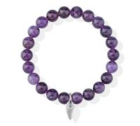 72ore Healing Bracelets for Women Amethyst Bracelet Healing Gemstone Bracelet Amethyst Crystal Bracelet Inspirational Bracelet Healing Crystal Bracelet Stress Relief Gifts for Teen Girls, S, Alloy
