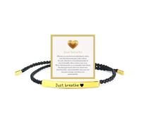 72ore Just Breathe Bracelet Dont Let the Hard Days Win Bracelet Engraved Motivational Gift Inspirational Gifts for Women Just Breathe Gifts, Alloy, no gemstone