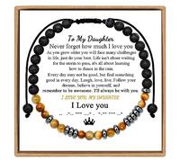 72ore to My Son Bracelet Morse Code Bracelets I Love You Bracelets for Women Adjustable Inspirational Beaded Bracelet Inspirational Gifts for Men, A-Morse Code Bracelet, Metal, no gemstone