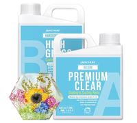 72oz Clear Epoxy Resin Kit High Gloss Casting and Coating Bubbles Free Art Resin for River Table Tops, Jewelry Making Projects, DIY Crafts, Tumblers, Molds, Art Painting