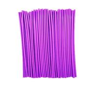 72PCS 11 Colors Universal Dirt Bike Spoke Covers Motorcycle Wheel Rim Spoke Wrap Kit Skins Protector Cover for Motocross Bicycle(PURPLE)