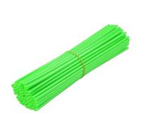 72PCS 24cm Universal Dirt Bike Spoke Covers Motorcycle Wheel Rim Spoke Wrap Kit Skins Protector Cover For Motocross Bicycle Bike(Green)