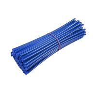 72PCS 24cm Universal Dirt Bike Spoke Covers Motorcycle Wheel Rim Spoke Wrap Kit Skins Protector Cover For Motocross Bicycle Bike(Dark Blue)