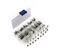 72pcs 6x30mm Fuse Assorted Kit Fast-Blow Glass Fuses 0.5A 1A 2A 3A 5A 10A 15A 20A 30A AMP Quick Blow Car Glass Tube Fuses Set Protected circuits