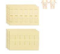 72pcs Adhesive Tape for Sonny Angel Hipper, Double-Sided Clear Glue Sticky Putty Removable Mini Figures Sticker Pads Replacement Residue-Free & Secure Hold for DIY Decor
