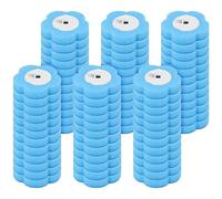 72Pcs Disposable Toilet Bowl Brush Refills Bathroom Scrubber Wand Replacement Heads with Cleaning Liquid Disposable Toilet Brush Replacement Head for Bathroom,Sink,Bathtub,Floor