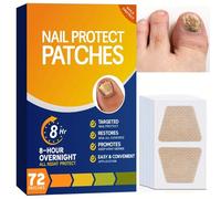 72Pcs Fungal Nail Patches,Fungal Nail Treatment Patches,Multi-Purpose Toenail Repair Treatment Pads,Nails Repair Patches,Nails Fungus Treatment for Toenail