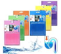 72Pcs Sani Sticks and Deodorizer, Sani-Sticks Drain Cleaner & Cleaner for Drain Pipes Toilet Sewer Kitchen Vanity Bathtub,Odor As Seen On TV