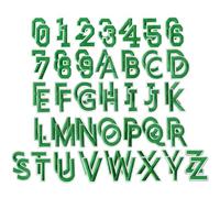 72Pcs/Set 3cm Alphabet English Letter Embroidered Patches | Polyester Embroidery, Adhesive Backing, No Sewing, for Clothing Bags Decor