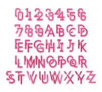 72Pcs/Set 3cm Alphabet English Letter Embroidered Patches | Polyester Embroidery, Adhesive Backing, No Sewing, for Clothing Bags Decor