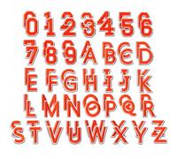 72Pcs/Set 3cm Alphabet English Letter Embroidered Patches | Polyester Embroidery, Adhesive Backing, No Sewing, for Clothing Bags Decor
