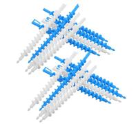 72pcs Spiral Perm Rods 14mm Plastic Hair Curlers Rollers
