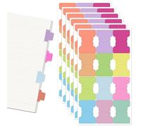 72pcs Sticky Index Tabs Writable Sticky Notes Flags Paper Sticky Tabs Blank Planner Stickers Double Sided Annotation Tabs 12Colours Page Markers Book Tabs for Labeling Classification Planning
