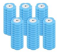 72Pcs Toilet Brush Replacement Head Dis-posable Toilet Brush Refills Scented Deep Cleaning Toilets Sponge Cleaner Refills 3 Layer Toilet Brushs Refill Pads Toilets Wand Refill (Marine Fragrance)