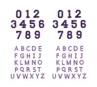 72Pieces Washable Letter Number Sewing Patches Sturdy Embroidery Thread for Kids Clothing Decoration Craft Embroidery Patches for Garments