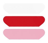 72Sheets Colorful Heart Paper Cutouts 6x5Inch Heart Shape Note Cards for Wedding Invitation and Valentines Greeting Card Desk Organization Labels