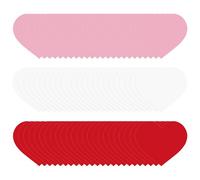 72Sheets White Red Heart Note Cards Multipurpose Heart Paper Cutouts for Wedding Invitation and Valentines Card Meeting Note Record