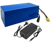 72V 20Ah 20S5P Rechargeable Lithium Ion Ebike Battery Pack, with BMS Protection and Charger, Compatible with Electric Bike and Scooter 72V 20Ah,XT60+DC
