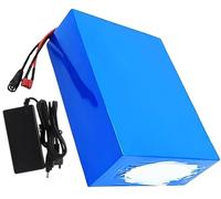72V 20AH E-Bike Battery Cells Waterproof PVC Lithium Electric Bike Battery for 3300W 3000W 2800W 2200W 1800W 1500W 1200W 1000W Motor with Charger XT30