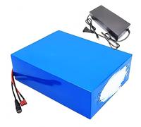 72V 20AH E-Bike Battery with 84V Charger - Waterproof PVC Lithium Electric Bicycle Compatible with 200W-1000W Motors(T)