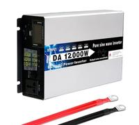 72V to 110V, 6000W Pure Sine Wave Power Inverter Charger 12V 24V 48V 60V 72V DC to 120V 220V AC, 12000W Peak Off-Grid Solar Power Inverter for Electronic Equipment & Backup Power(Size:12v to 230v)