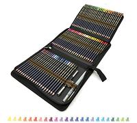 72Watercolour Pencils sketch Drawing Art Set,Portable Zipper Case with Set of 72 Watercolor Pencils-colour Pencil Pack for Adult Coloring and Artists