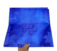 72x51Inch 1Pack African Gele Headties Fabric Regular Headtie Headwrap Scarf Africa Wedding Headtie Pele Wrapper for Nigerian, Royal Blue, One Size