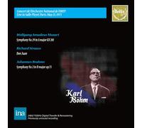 ベーム&フランス国立放送管 73年パリ・ライヴ (Concert de I'Orchestre National de I'ORTF Live in Salle Pleyel, Paris, May 25, 1973 / Mozart : Sym. No.29 In A major KV201 | R.Strauss : Don Juan , etc. / Karl Bohm) [輸入盤]