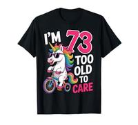 73 Birthday 73 Years Old 73rd Men Women Unicorn Funny T-Shirt