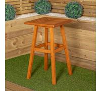 73 x 45cm Outdoor Kapalua Wooden Slatted Garden Side Table