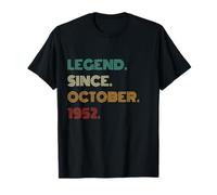 73 Years Old Legend Since October 1952 73rd Birthday T-Shirt