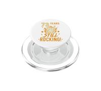 73 Years Young and Still Rocking 73rd Birthday Funny PopSockets PopGrip for MagSafe