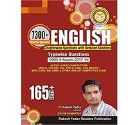 7300+ Objective Questions English Chapterwise Questions with Detailed Solutions Typewise Questions 1999 to March 2017