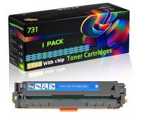 731 Compatible for Canon Toner Cartridges with Chip i-SENSYS LBP-7100 LBP-7100Cn LBP-7100Cx Printers (1 Pack Cyan)