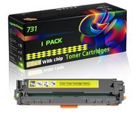 731 Compatible for Canon Toner Cartridges with Chip i-SENSYS LBP-7100 LBP-7100Cn LBP-7100Cx Printers (1 Pack Yellow)