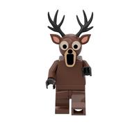 (731S) 99 Nights in The Forest Deer Owl Goat Monster Anime Figure Building Blocks Set Model Assembled Building Children's Toys