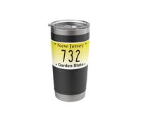 732 Area Code New Jersey Toms River Lakewood Hometown Stainless Steel Insulated Tumbler