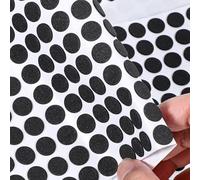 735 Pcs Felt Furniture Pads, Small Foam Pads 3/8 Inches Self Stick Pad Self Adhesive EVA Foam Dot Circles for Desks Drawers Vases Photo Frames Cabinets Doors Floor Black