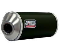 73672B2 - Exhaust Muffler Giannelli MAXI OVAL Black Aprilia ATLANTIC 500